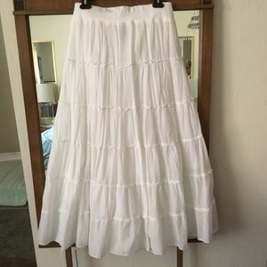 White Maxi Skirt
